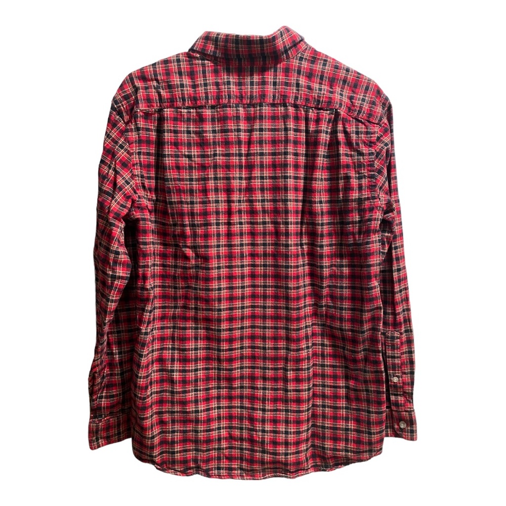 Eddie Bauer Relaxed Fit Flannel, Red size Medium - Picture 2 of 6